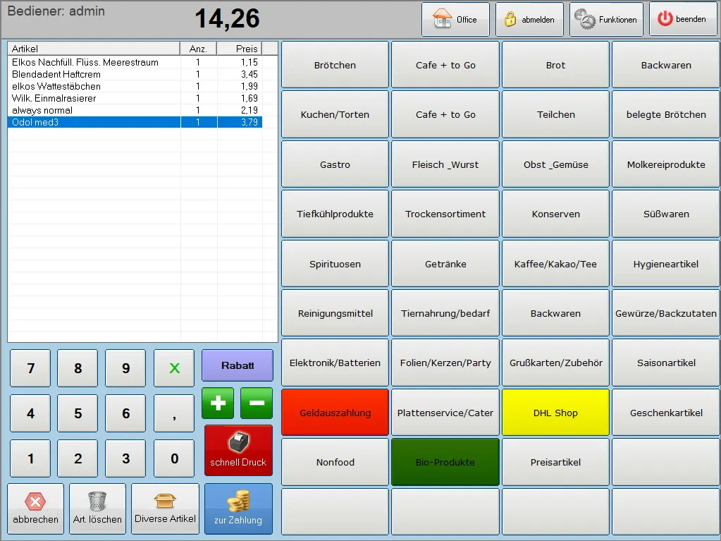 Suite TSE – Screenshot